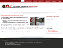 Tablet Screenshot of aeib.org.ar